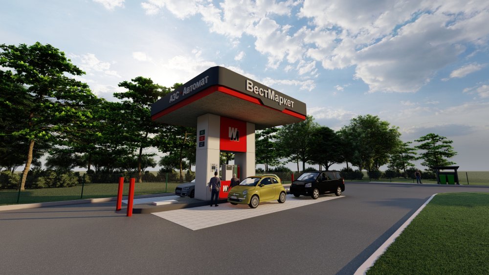 АЗС в районе улицы Боршодской г.Череповца