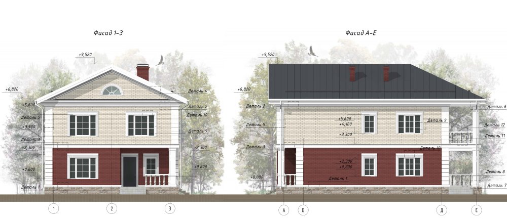 Индивидуальный жилой дом в д. Борисово Череповецкого района